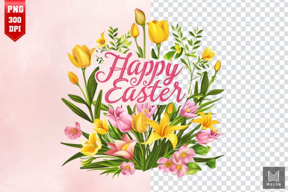 Download Happy Easter Sublimation Clipart Design - Easter sublimation Collection