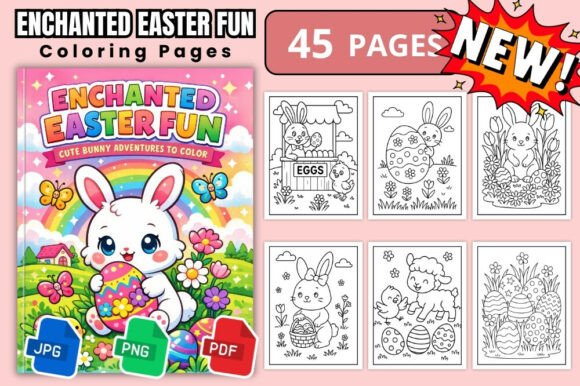 Download Enchanted Easter Fun Coloring Pages - Enchanted easter Collection