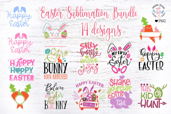 Download Easter Sublimation Bundle - 14 Designs - Easter sublimation Collection