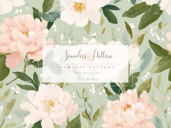Download Seamless Watercolor Easter Floral Pattern PNG - Premium Resources