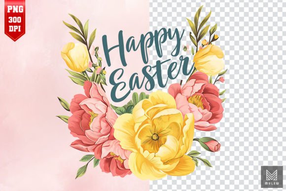 Download Happy Easter Sublimation Clipart Design - Easter sublimation Collection